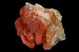 Natural, Red Quartz Crystal Cluster - Morocco #137451-1